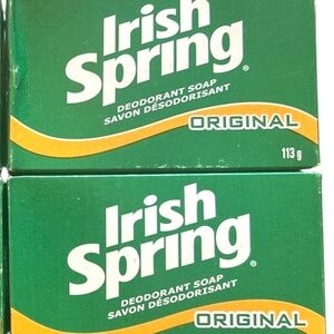 Vintage Irish Spring Original Deodorant Soap Old Packaging 113g x 2